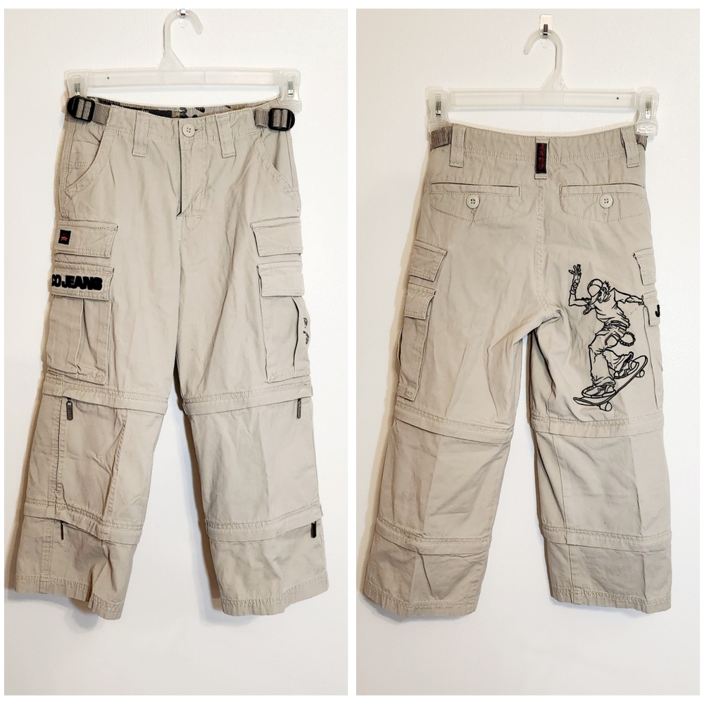 JNCO Vintage 90s/Y2k Khaki Zip Leg Pants